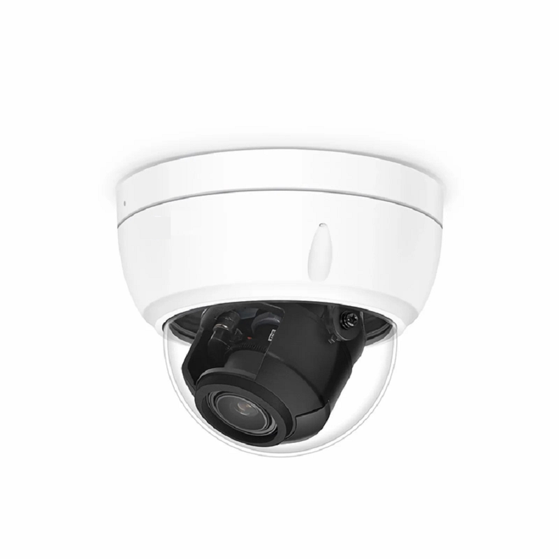 FyberOptix IPC104-5M-D, Super HD 5MP Dome Network Camera with Built-in Mic, 98ft Night Vision, IP67 & IK10 Vandal Resistant, Smart Intrusion Prevention, PoE Network Camera with Varifocal 2.8-12mm Lens