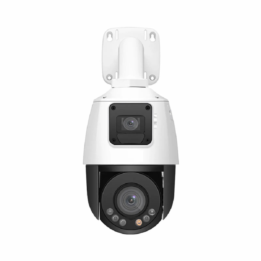 FyberOptix IPC204-2M-PD, 2X 2MP Dual-lens PTZ Network Camera With Two-way Audio, IP66 Weatherproof, Smart Intrusion Protection