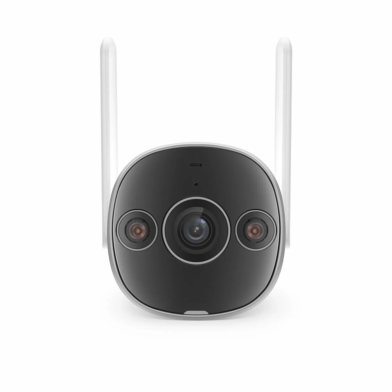 FyberOptix IPC101-5M-WB Outdoor Bullet Wi-Fi Camera, with Fixed 2.8mm Lens, 5MP Resolution, Build-in Mic ï¼† Speaker, 66ft Night Vision, IP67 Network Camera
