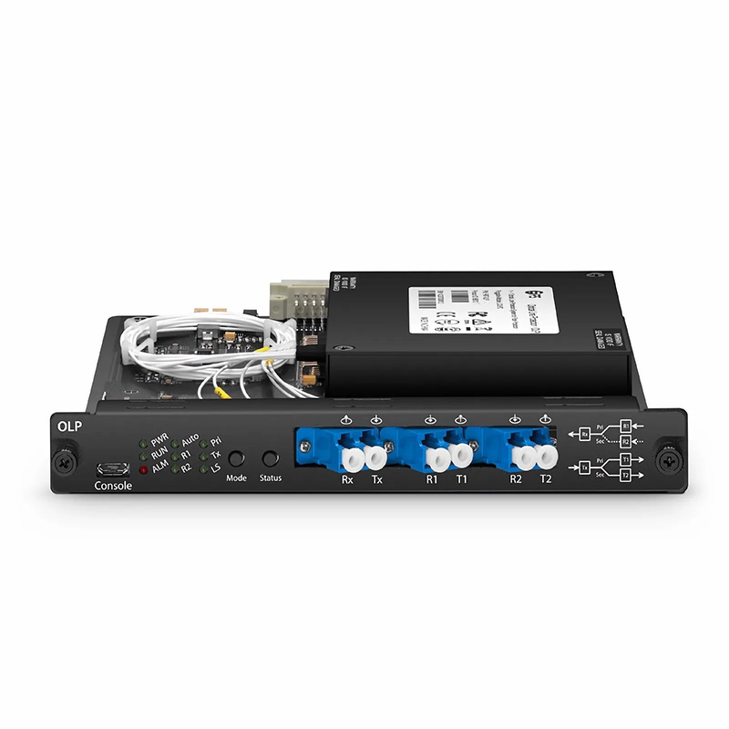 FyberOptix FMT-OLP2, 1+1 Optical Line Protection Switch for FMT Managed Chassis