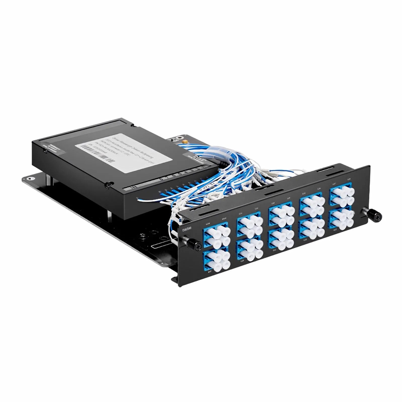 FyberOptix FMT-OMD-SF, Customized DWDM Single-fiber Mux/Demux for FMT Managed Chassis