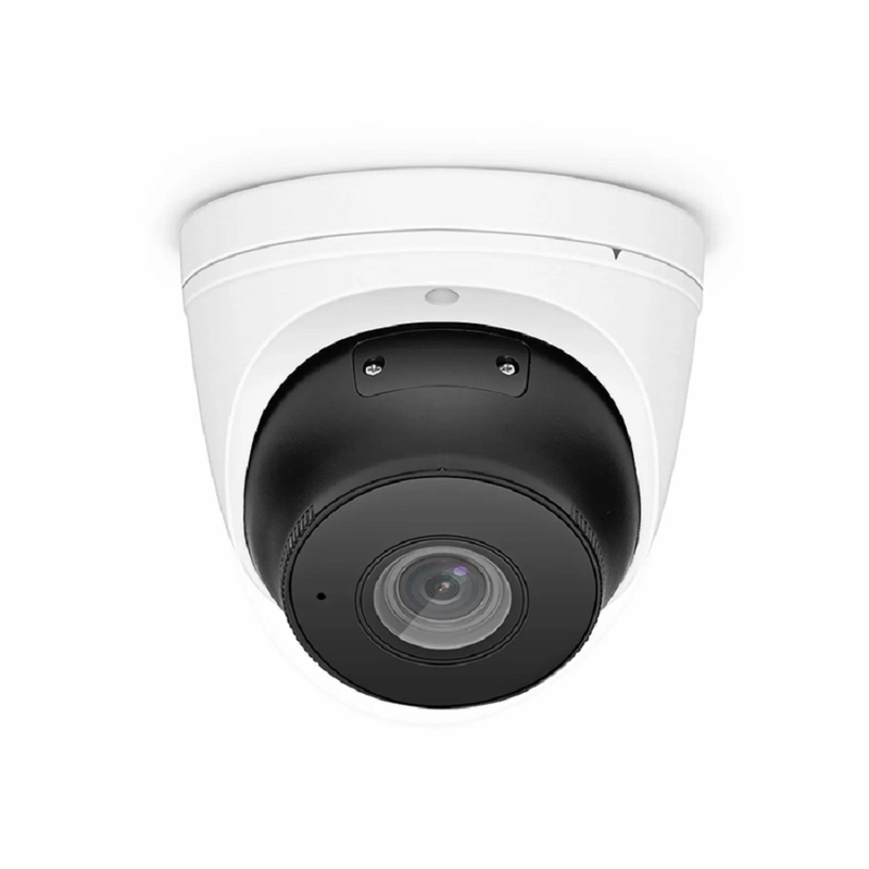 FyberOptix IPC104-5M-T, Super HD 5MP Turret Network Camera with Built-in Mic, 98ft Night Vision, IP67 Weatherproof, Smart Behavior Detection, PoE Network Camera with Varifocal 2.8-12mm Lens
