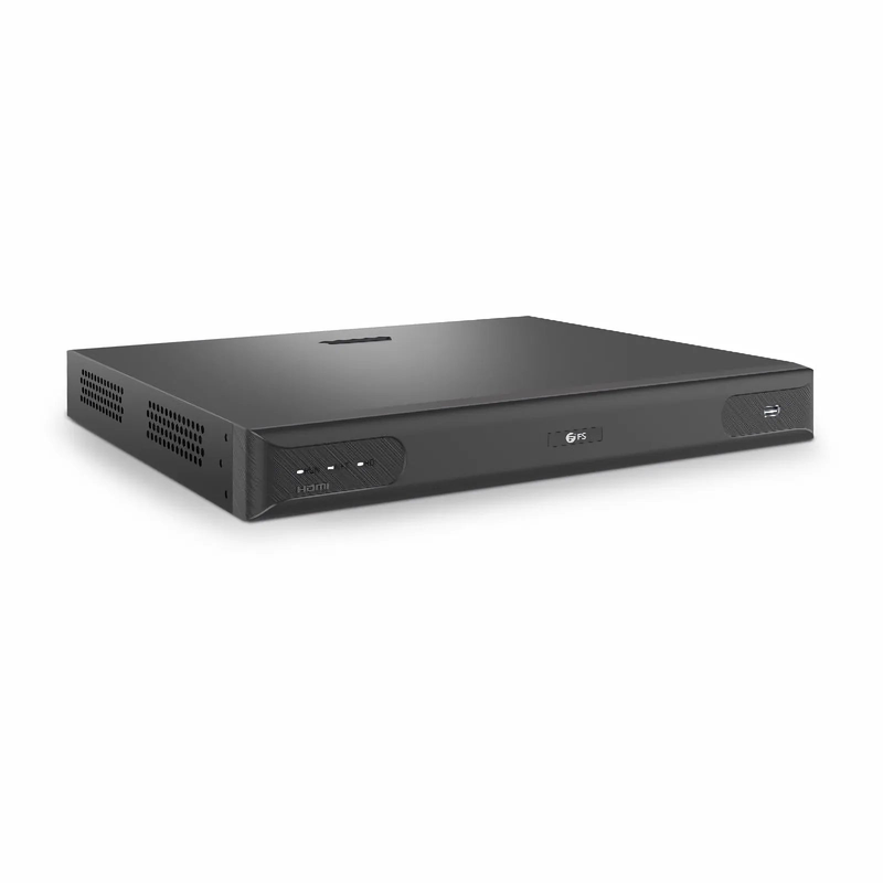 FyberOptix NVR102-9C, 9-Channel Network Video Recorder, Record 9CH 4K@30fps, Live View/Playback 2CH 4K@30fps, Supports up to 2x8TB Hard Drive (Not Included)