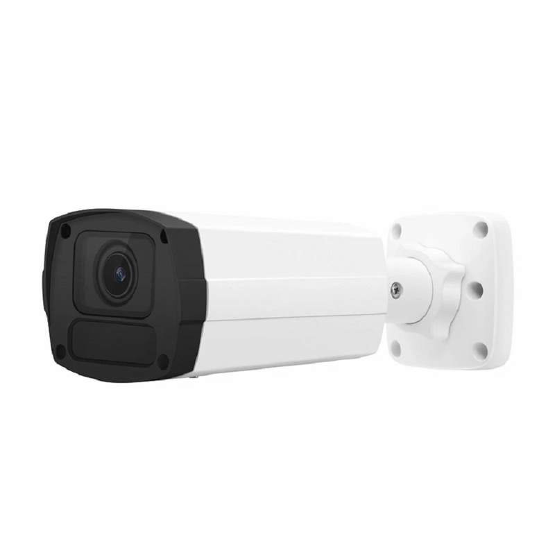 FyberOptix IPC304-8M-B Bullet Camera, with 2.8 ~ 12mm Varifocal Lens, 8MP Resolution, Built-in Mic, 164ft Night Vision, Smart Intrusion Prevention, IP67 & IK10 PoE Network Camera