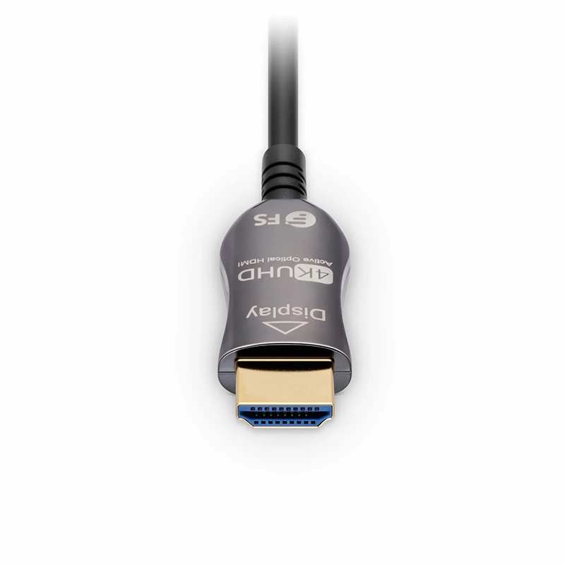 FyberOptix 25ft (7.6m) 4K 60Hz PVC High Speed HDMIÂ® Fiber Active Optical Cable (AOC) with Ethernet In Wall CL3 Rated
