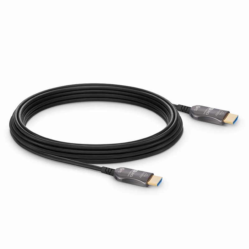 FyberOptix 131ft (40m) 4K 60Hz PVC High Speed HDMIÂ® Fiber Active Optical Cable (AOC) with Ethernet In Wall CL3 Rated