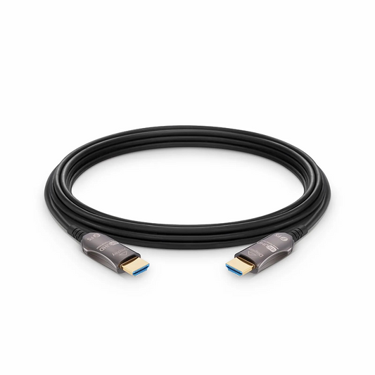 FyberOptix 33ft (10m) 4K 60Hz PVC High Speed HDMIÂ® Fiber Active Optical Cable (AOC) with Ethernet In Wall CL3 Rated