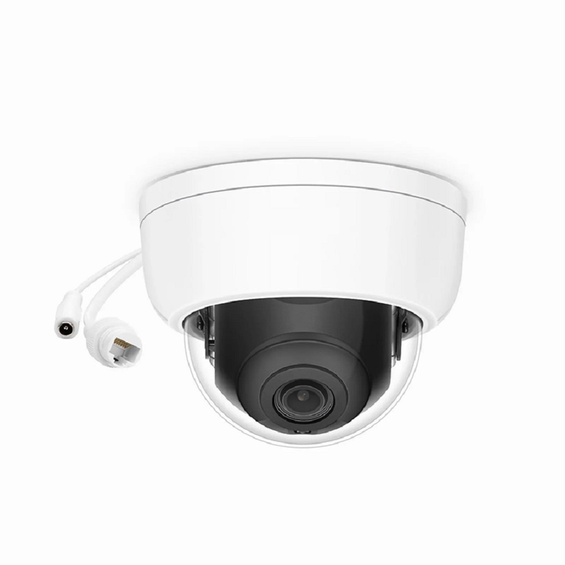 FyberOptix IPC101-2M-D, Full HD 2MP Dome Network Camera with 2D/3D DNR, 98ft Night Vision, IP67 & IK10 PoE Network Camera with Fixed 2.8mm Lens