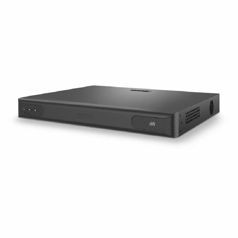 FyberOptix NVR102-9C, 9-Channel Network Video Recorder, Record 9CH 4K@30fps, Live View/Playback 2CH 4K@30fps, Supports up to 2x8TB Hard Drive (Not Included)