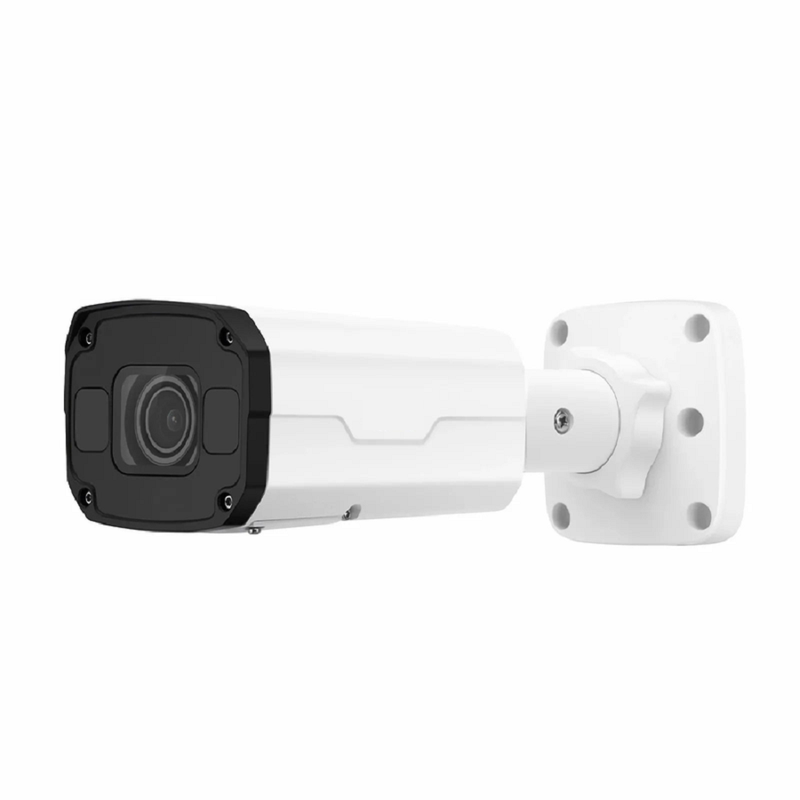 FyberOptix IPC501-FC-8M-B, Super HD 8MP Bullet Network Camera, Intelligent Color, 98ft Night Vision, IP67 & IK10 PoE Network Camera with Fixed 4.0mm Lens