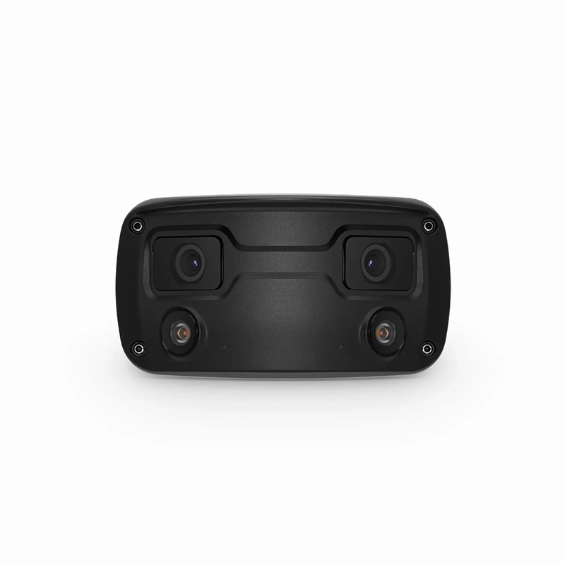 FyberOptix IPC501-2X4M-B, Super HD 4MP Full-Color Wide Angle Fixed Bullet Network Camera with Build-in Mic, IP67 Weatherproof PoE Network Camera with Fixed 4.0mm Lens