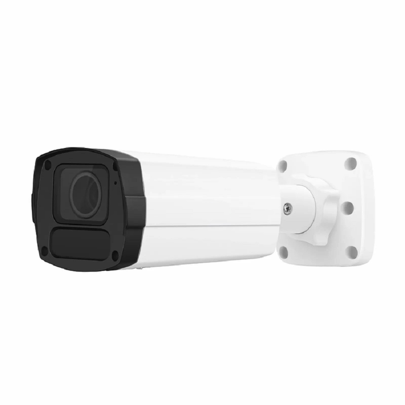 FyberOptix IPC305-5M-B Bullet Camera, with 2.7 ~ 13.5mm Varifocal Lens, 5MP Resolution, 164ft Night Vision, Smart Intrusion Prevention, IP67 & IK10 PoE Network Camera