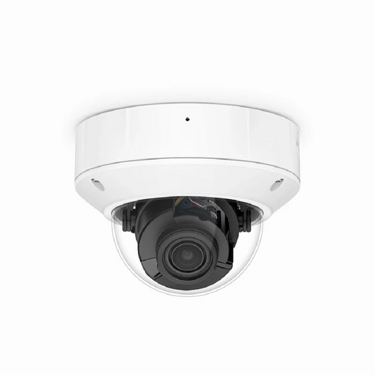 FyberOptix IPC305-5M-D Dome Camera, with 2.7 ~ 13.5mm Varifocal Lens, 5MP Resolution, Built-in Mic, 131ft Night Vision, Smart Intrusion Prevention, IP67 & IK10 PoE Network Camera