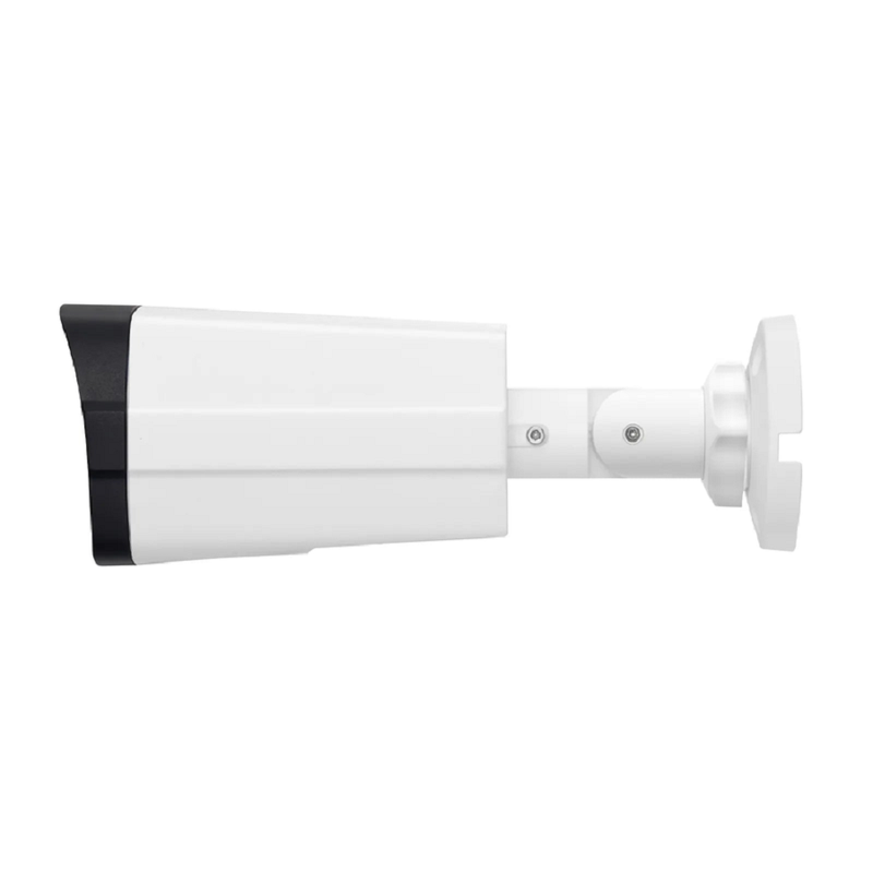 FyberOptix IPC201-8M-B Bullet Camera, with Fixed 2.8mm Lens, 8MP Resolution, Built-in Mic ï¼† Speaker, 98ft Night Vision, Smart Person/Vehicle Detection, IP67 PoE Network Camera