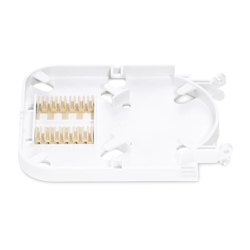 FyberOptix 12 Fibers Fusion Splice Tray, ABS Plastic, 0.39''x4.33''x5.12'', Suitable for FS-S010-1O4R-6-12F