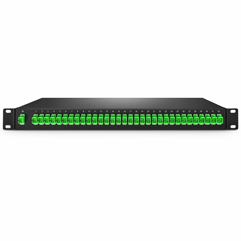 FyberOptix 1 x 32 PLC Fiber Splitter, 1U 19" Rack Mount, SC/APC, Singlemode