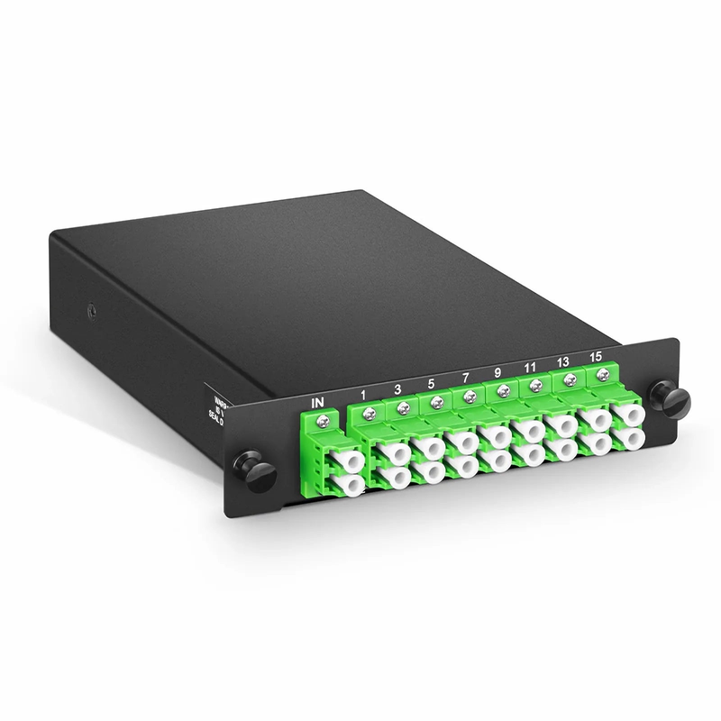FyberOptix 1 x 16 PLC Fiber Splitter, Standard LGX Cassette, LC/APC, Singlemode