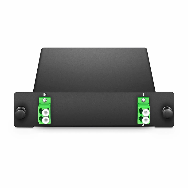 FyberOptix 1 x 2 PLC Fiber Splitter, Standard LGX Cassette, LC/APC, Singlemode