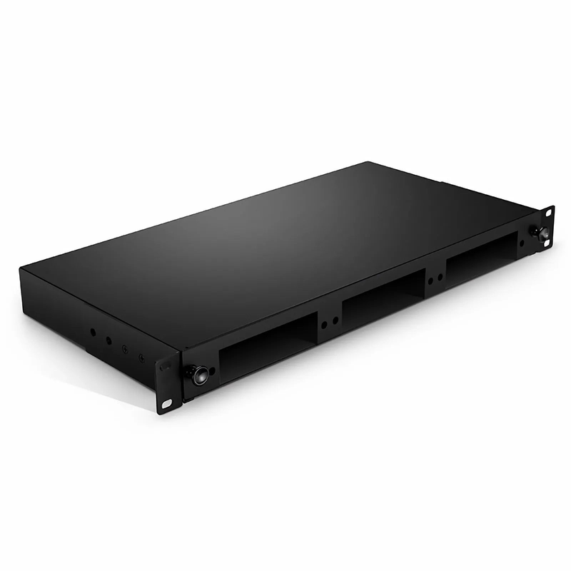 FyberOptix 1U Slide-Out Rack Mount LGX Fiber Enclosure Unloaded, Holds up to 3 LGX Cassette PLC Splitter