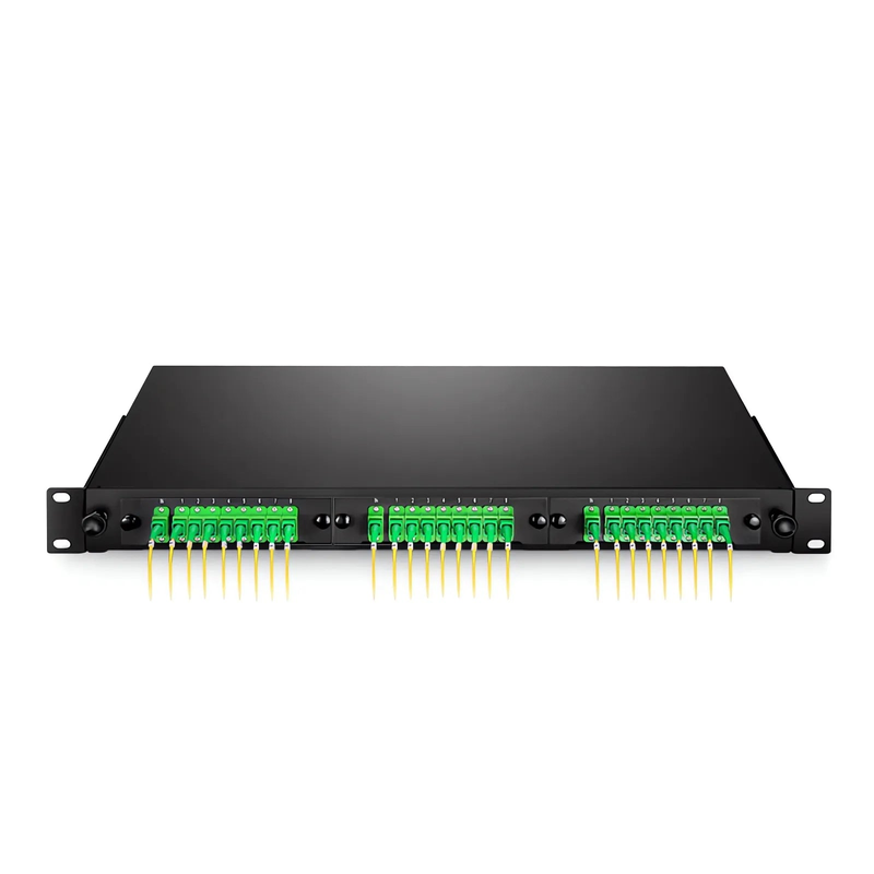 FyberOptix 1U Slide-Out Rack Mount LGX Fiber Enclosure Unloaded, Holds up to 3 LGX Cassette PLC Splitter