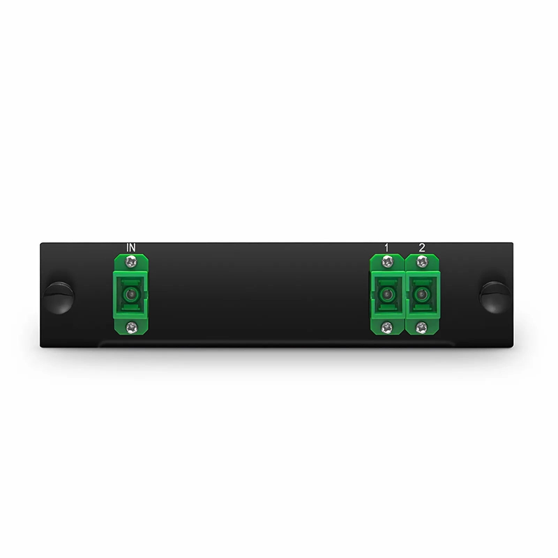 FyberOptix 1 x 2 PLC Fiber Splitter, Standard LGX Cassette, SC/APC, Singlemode