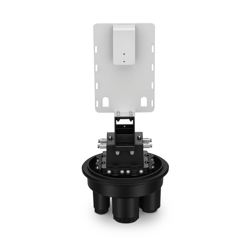 FyberOptix 240 Fibers 1In-4Out Dome Fiber Optic Splice Closure, Mechanical Seal, with 1 Pre-installed Fusion Splice Tray