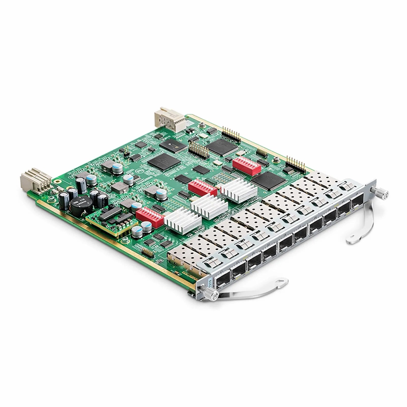 FyberOptix MS8100 OTU10, 5 Channels WDM Transponder (Converter), 10 SFP/SFP+ Slots, with Multi-service Multi-rate 2-way OCP Protection