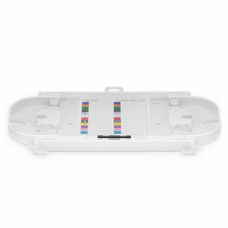 FyberOptix 24 Fibers Fusion Splice Tray, Plastic, 0.47" x 8.78" x 4.57"