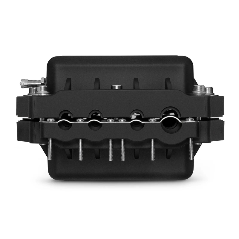 FyberOptix 144 Fibers 4In-4Out In-Line Fiber Optic Splice Closure, Mechanical Seal, with 1 Pre-installed Fusion Splice Tray
