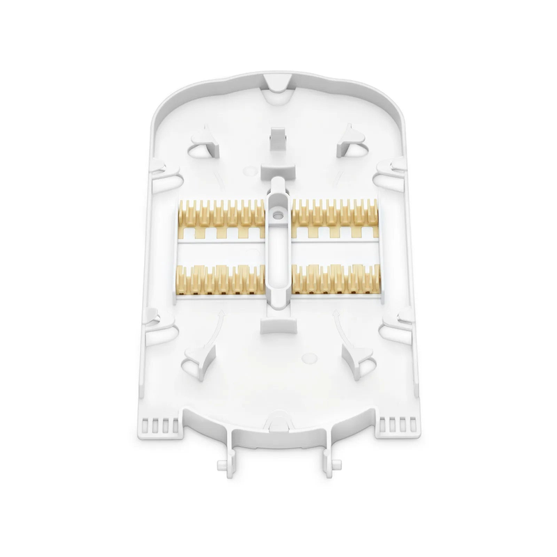 FyberOptix 24 Fibers Fusion Splice Tray for Heat-Shrink Fusion Splices, 0.39" x 4.33" x 9.21", Suitable for FS-S007R-1O4R-6-24F, FS-S007R-1O4R-10-24F, FS-S007-1O6R-12-24F