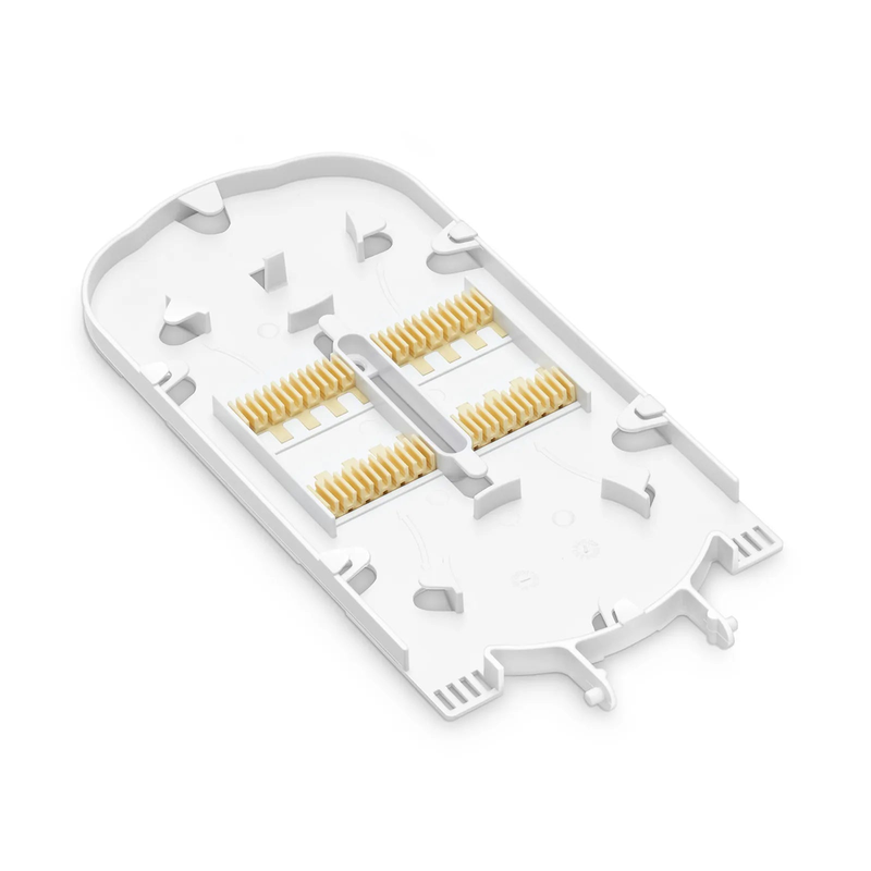 FyberOptix 24 Fibers Fusion Splice Tray for Heat-Shrink Fusion Splices, 0.39" x 4.33" x 9.21", Suitable for FS-S007R-1O4R-6-24F, FS-S007R-1O4R-10-24F, FS-S007-1O6R-12-24F