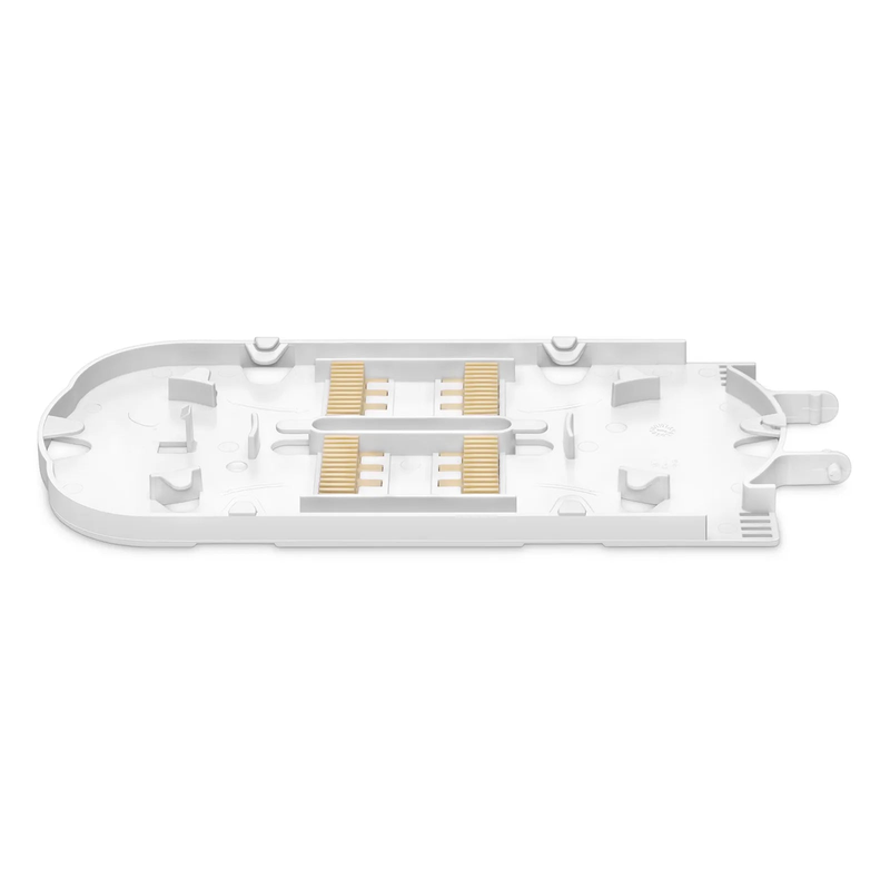 FyberOptix 24 Fibers Fusion Splice Tray for Heat-Shrink Fusion Splices, 0.39" x 4.33" x 9.21", Suitable for FS-S007R-1O4R-6-24F, FS-S007R-1O4R-10-24F, FS-S007-1O6R-12-24F