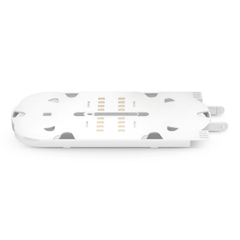 FyberOptix 24 Fibers Fusion Splice Tray for Heat-Shrink Fusion Splices, 0.39" x 4.33" x 9.21", Suitable for FS-S007R-1O4R-6-24F, FS-S007R-1O4R-10-24F, FS-S007-1O6R-12-24F