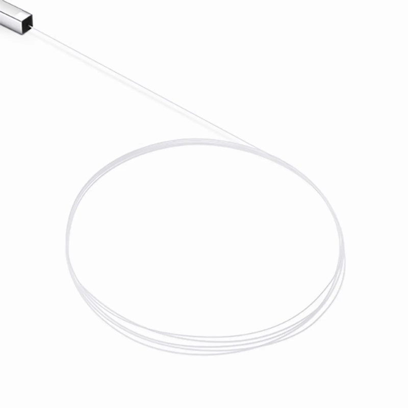 FyberOptix 1 x 8 PLC Fiber Splitter, Steel Tube, Bare Fiber 250Î¼m, No Connector, Singlemode