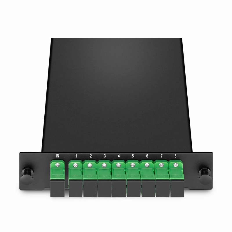 FyberOptix 1 x 8 PLC Fiber Splitter, Standard LGX Cassette, SC/APC, Singlemode