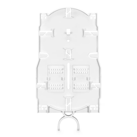 FyberOptix 24 Fibers Fusion Splice Tray for Heat-Shrink Fusion Splices, 0.39" x 4.72" x 8.98", Suitable for FS-S008-1O4R-6-24F, FS-S008R-1O6R-10-24F