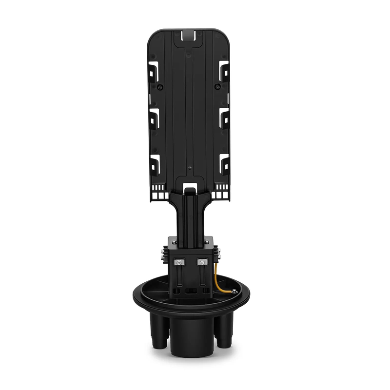 FyberOptix 288 Fibers 1In-6Out Dome Fiber Optic Splice Closure, Heat Shrink Seal, with 1 Pre-installed Fusion Splice Tray