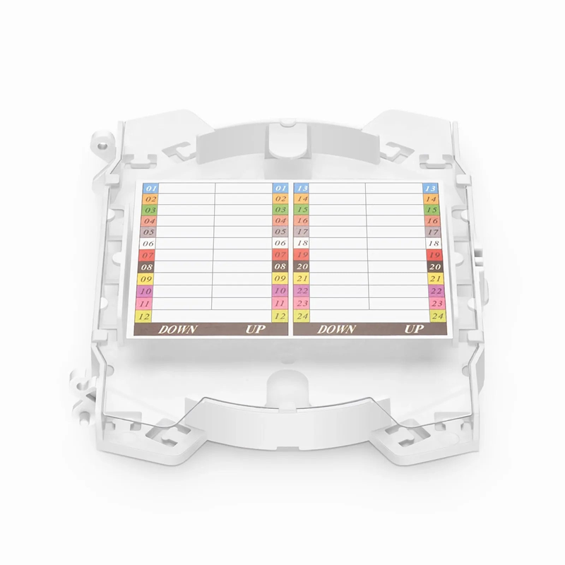 FyberOptix 24 Fibers Fusion Splice Tray for Horizontal Splice Closure, 6.57''Ã—4.53''Ã—0.55''