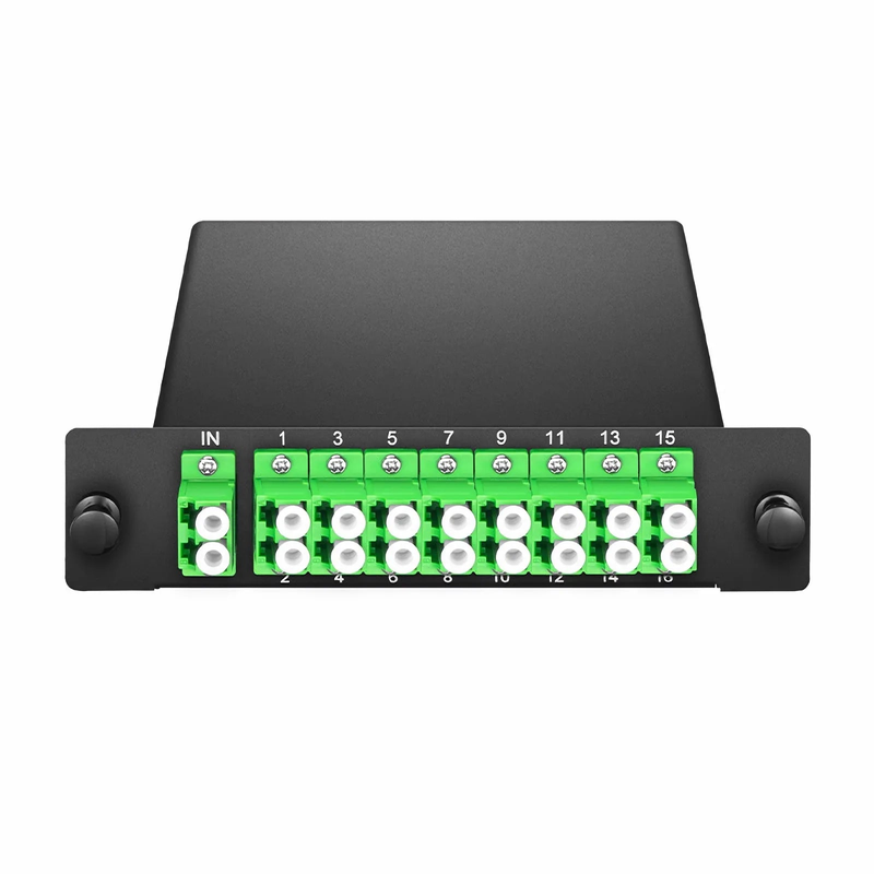 FyberOptix 1 x 16 PLC Fiber Splitter, Standard LGX Cassette, LC/APC, Singlemode