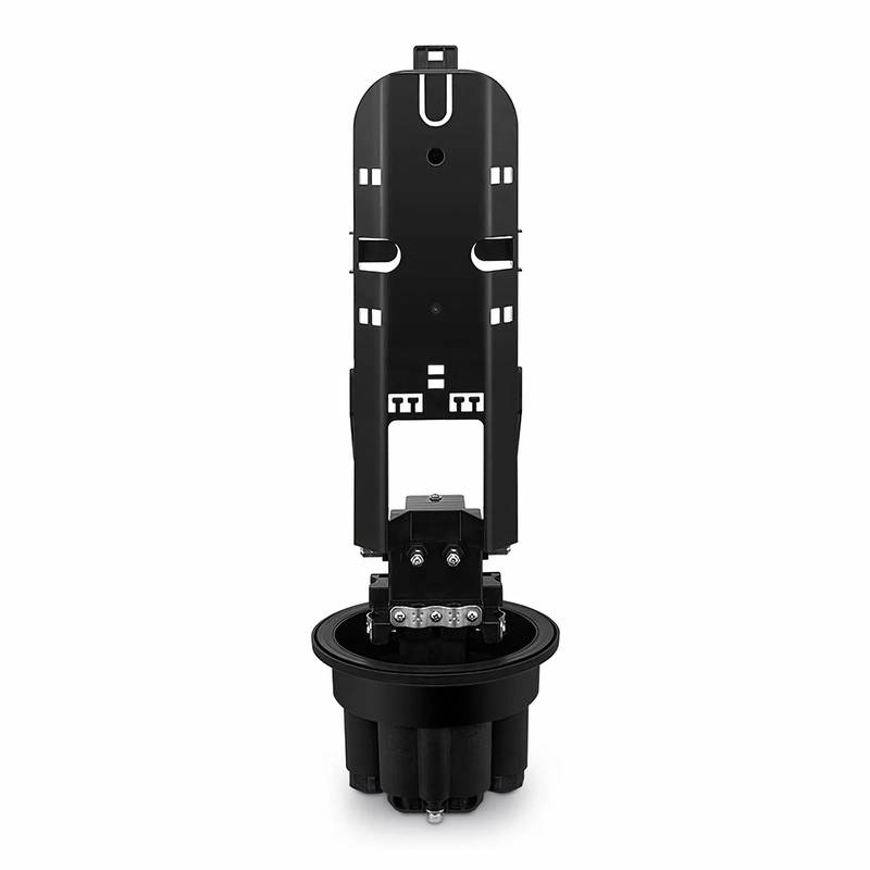 FyberOptix 144 Fibers 2In-4Out Dome Fiber Optic Splice Closure, Mechanical Seal, with 1 Pre-installed Fusion Splice Tray