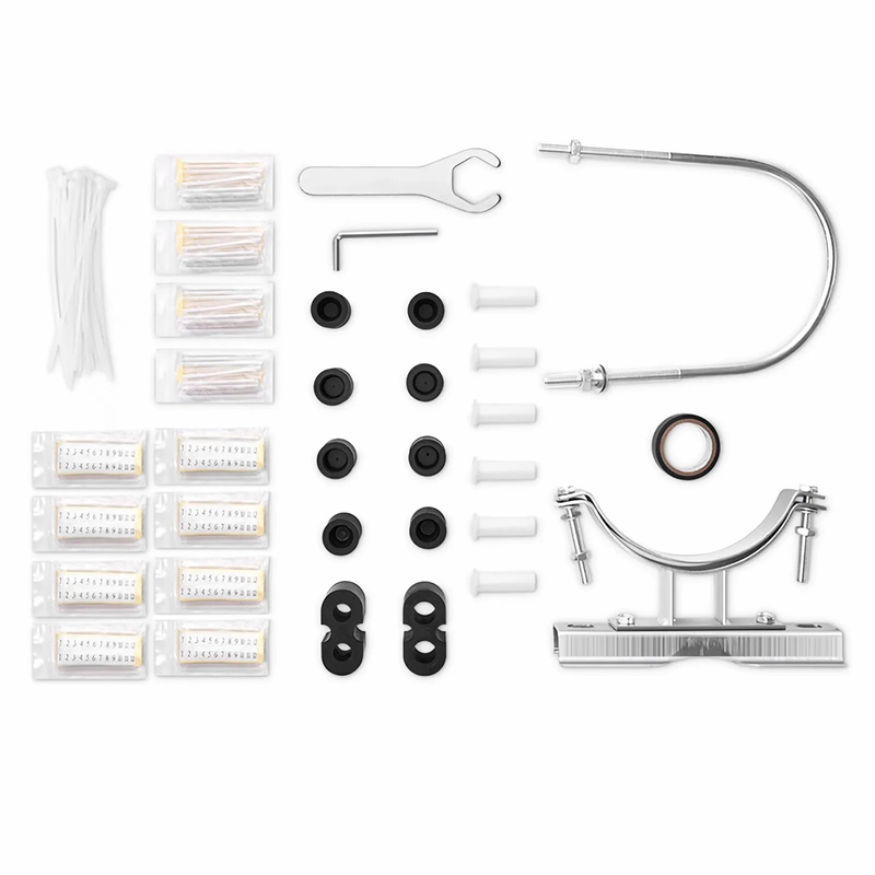 FyberOptix 144 Fibers 2In-4Out Dome Fiber Optic Splice Closure, Mechanical Seal, with 1 Pre-installed Fusion Splice Tray
