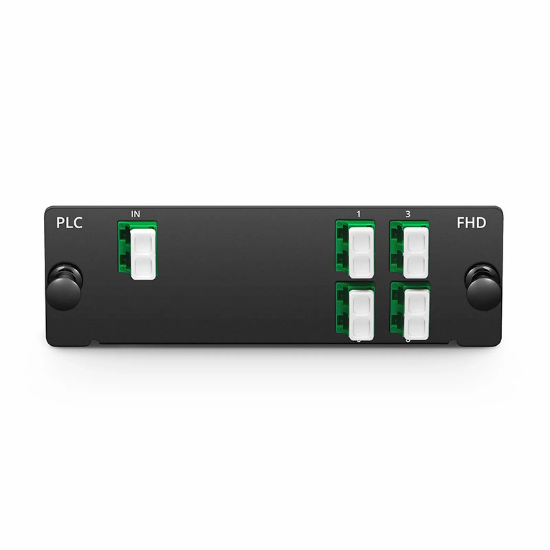 FyberOptix 1 x 8 PLC Fiber Splitter, Standard FHDâ„¢ Cassette LC/APC, Singlemode, for Optical LAN