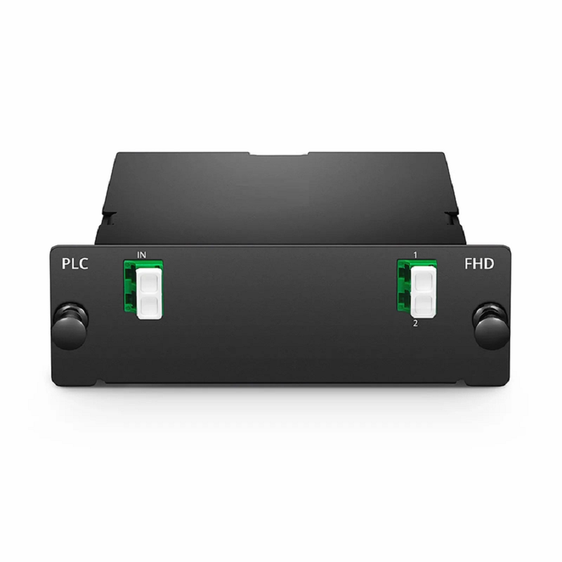 FyberOptix 1 x 2 PLC Fiber Splitter, Standard FHDâ„¢ Cassette LC/APC, Singlemode, for Optical LAN