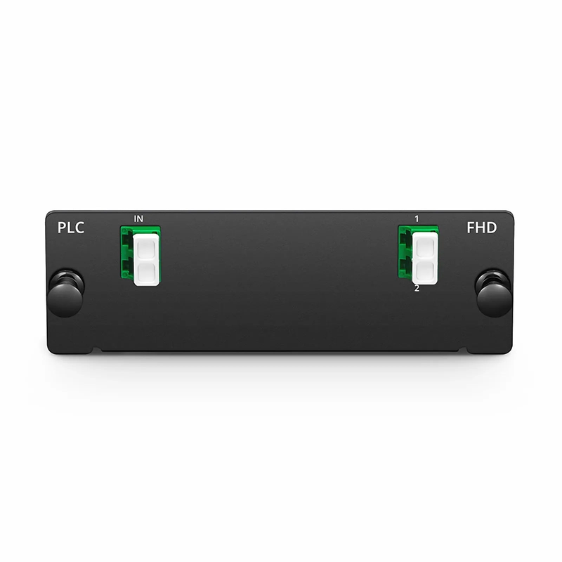 FyberOptix 1 x 2 PLC Fiber Splitter, Standard FHDâ„¢ Cassette LC/APC, Singlemode, for Optical LAN