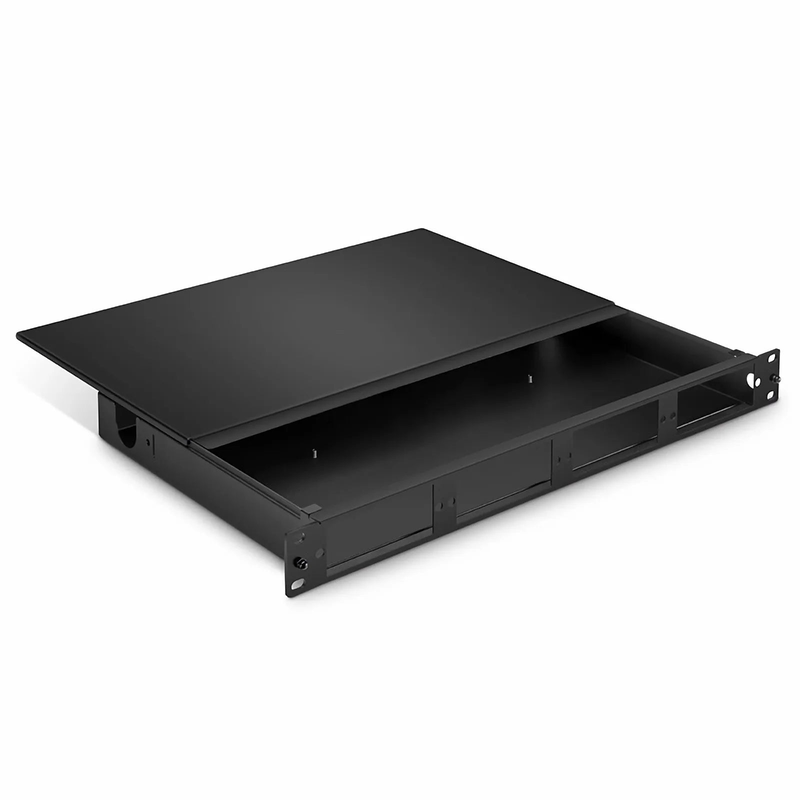 FyberOptix FHDâ„¢ High Density 1U Rack Mount Enclosure Unloaded, Tool-less Removable Top Cover, Holds up to 4 x FHDâ„¢ Cassettes, Panels, or Splice Trays, 144 Fibers (LC)