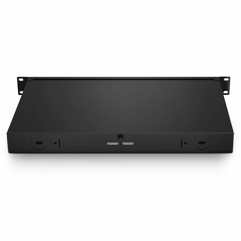 FyberOptix FHDâ„¢ High Density 1U Rack Mount Enclosure Unloaded, Tool-less Removable Top Cover, Holds up to 4 x FHDâ„¢ Cassettes, Panels, or Splice Trays, 144 Fibers (LC)