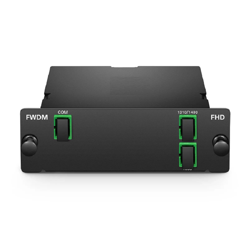 FyberOptix 1 x 2 PLC Fiber Splitter, Standard FHDâ„¢ Cassette SC/APC, Singlemode, for Optical LAN