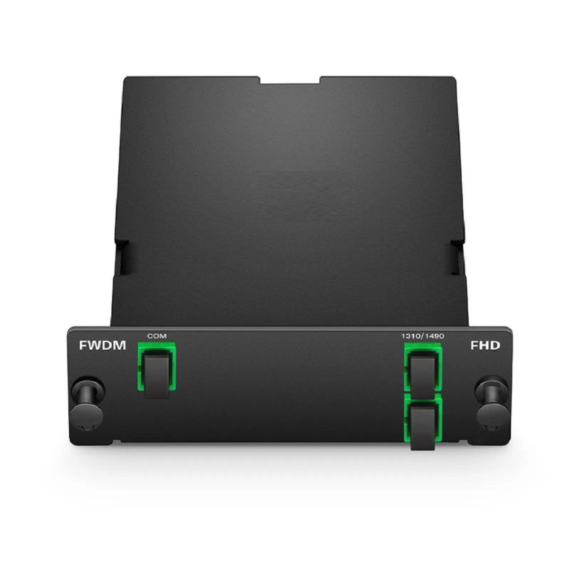FyberOptix 1 x 2 PLC Fiber Splitter, Standard FHDâ„¢ Cassette SC/APC, Singlemode, for Optical LAN