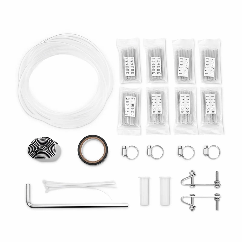 FyberOptix 96 Fibers 2In-2Out In-Line Fiber Optic Splice Closure, Mechanical Seal, with 1 Pre-installed Fusion Splice Tray