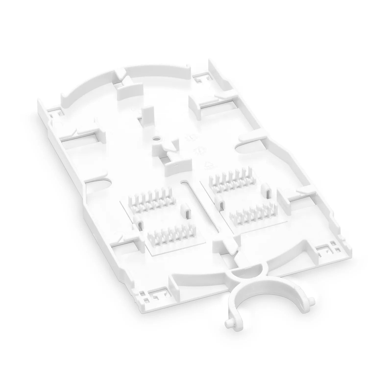 FyberOptix 24 Fibers Fusion Splice Tray for Heat-Shrink Fusion Splices, 0.39" x 4.72" x 8.98", Suitable for FS-S008-1O4R-6-24F, FS-S008R-1O6R-10-24F